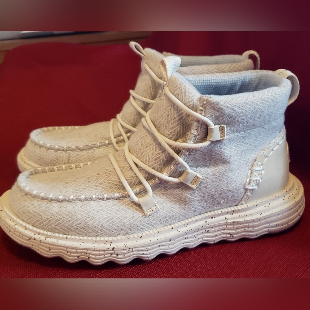 💥NEW! HEYDUDE Women's Wendy Reyes Heathered Boots Sz 7